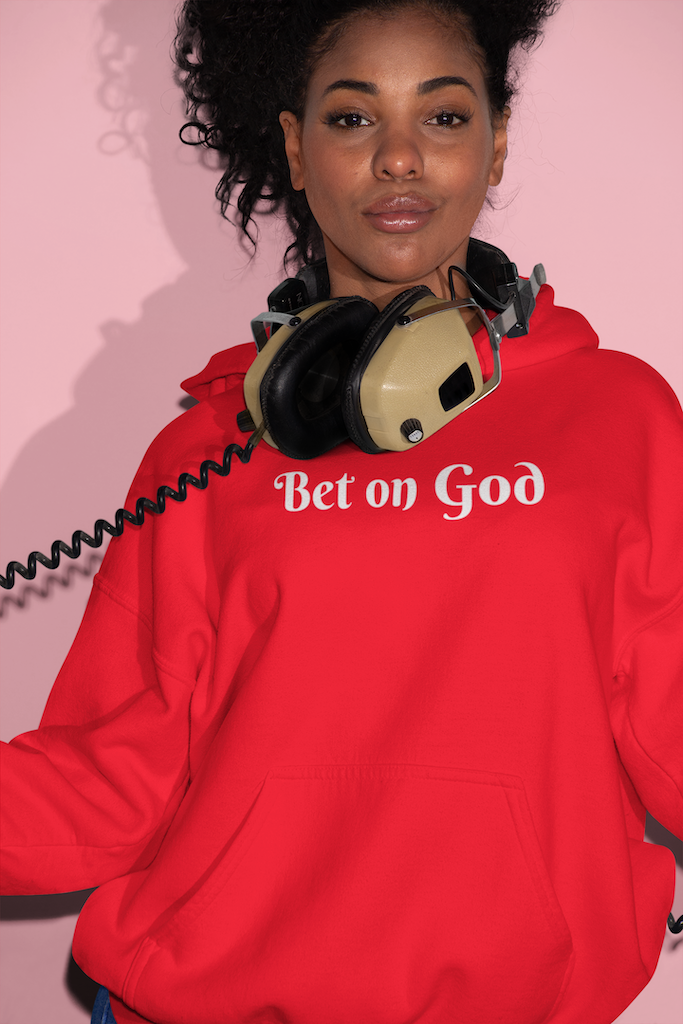 Womens "Bet On God" Hoodie