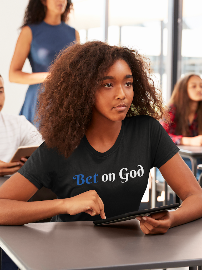 Womens "Bet on God" T-Shirts