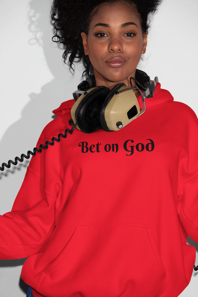 Womens "Bet On God" Hoodie